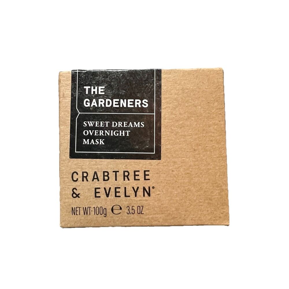 Crabtree & Evelyn The Gardeners Sweet Dreams Overnight Mask 3.5 oz New with Box